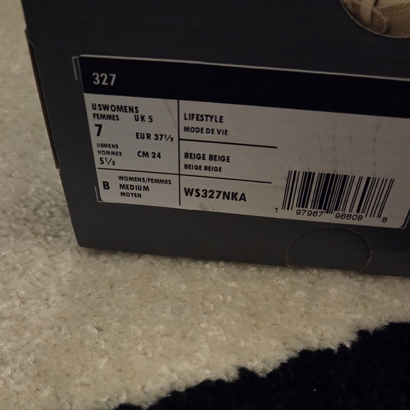 NEW BALANCE 327 INCENSE/BONE/LANDSLIDE SNEAKER SZ 7W - Picture 6 of 6